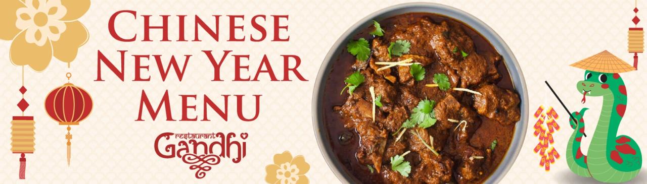 Chinese New year  Menu 2026